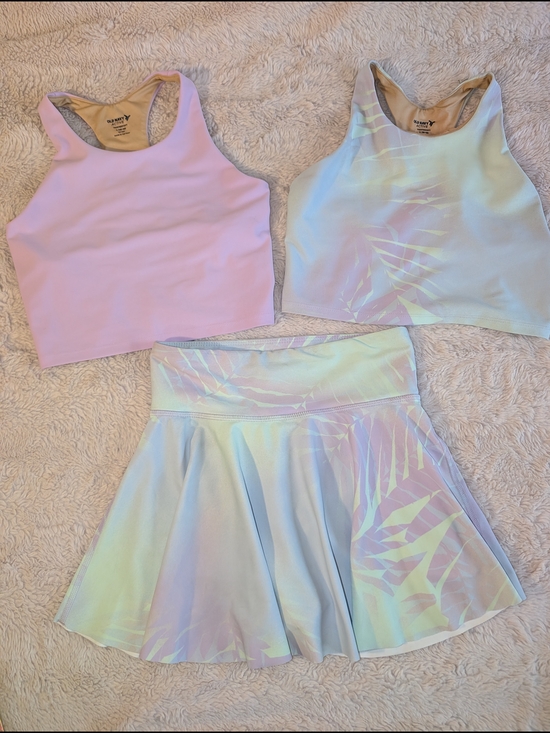 Old Navy Other - Bundle 2 Girls Old Navy Active Sports‎ Bras, 1 skirt dance workout 10/12